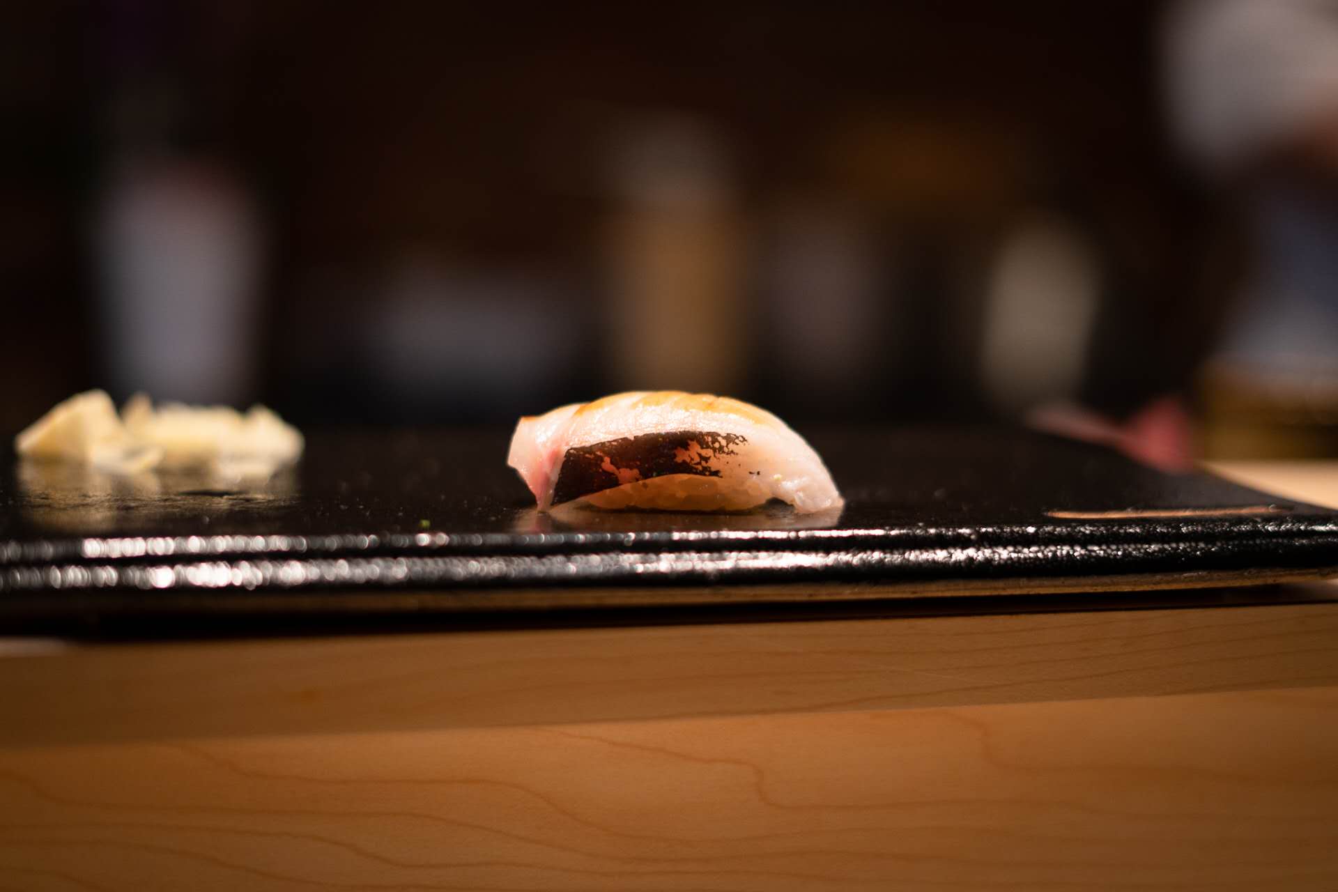 Kanpachi amberjack nigiri
