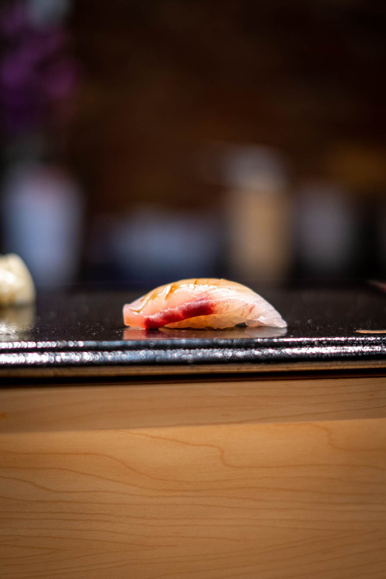 Premium salmon nigiri