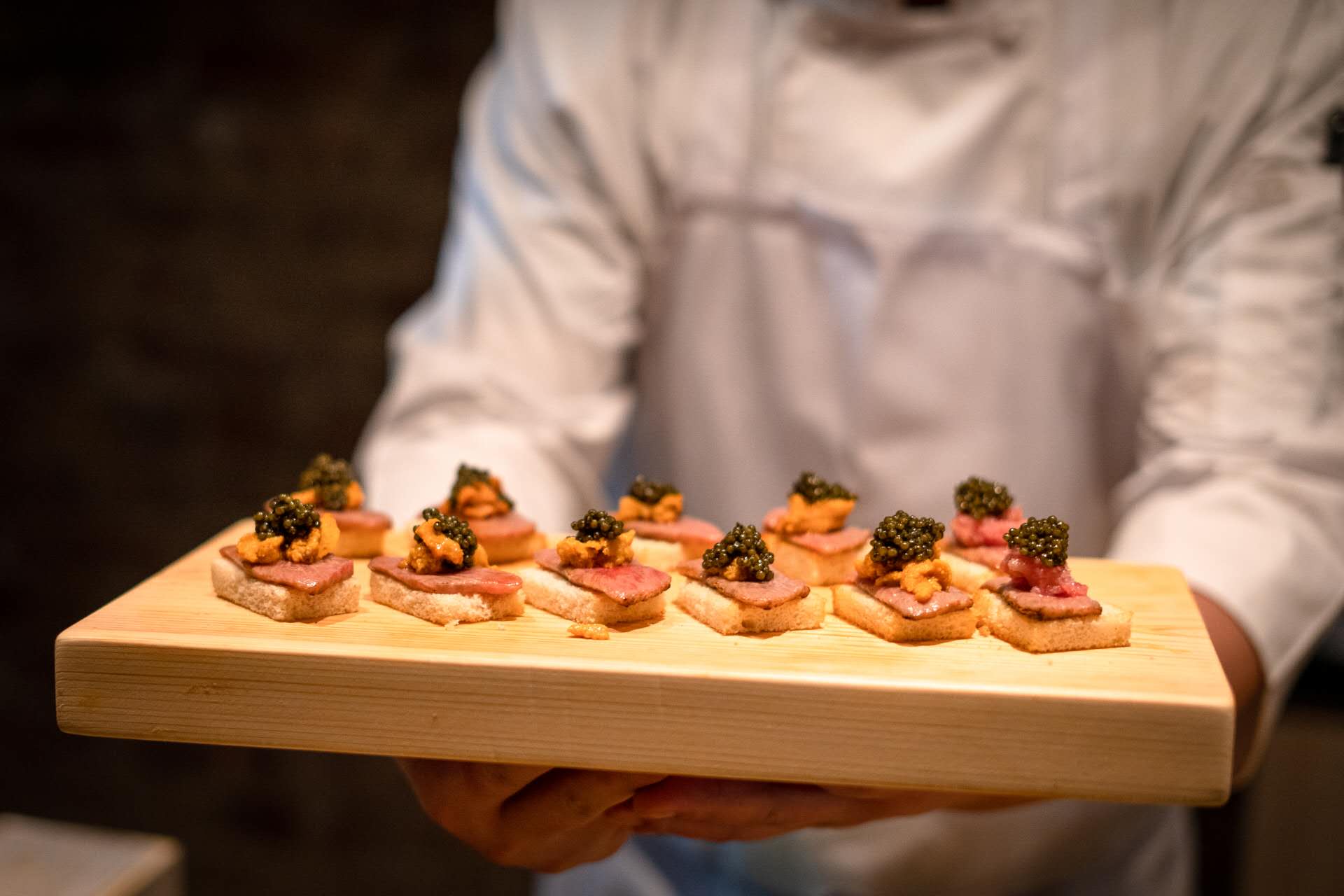 Shima aji striped jack nigiri